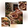 thumbnail image 5 of Twfbrm Wooden Serving Tray, 6 x 6 Inch Pinecone Shaped Serving Bowl with Hand Carving Design, Table Decorative Wood Bowl, Small Create Dish Bowl for Candy, Fruit, Snack, Desktop Center Decoration, 5 of 6