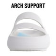 thumbnail image 3 of Litfun Cloud Slide Sandals for Women Soft Recovery Shower Shoes Orthopedic Slides with Arch Support, White, 3 of 7
