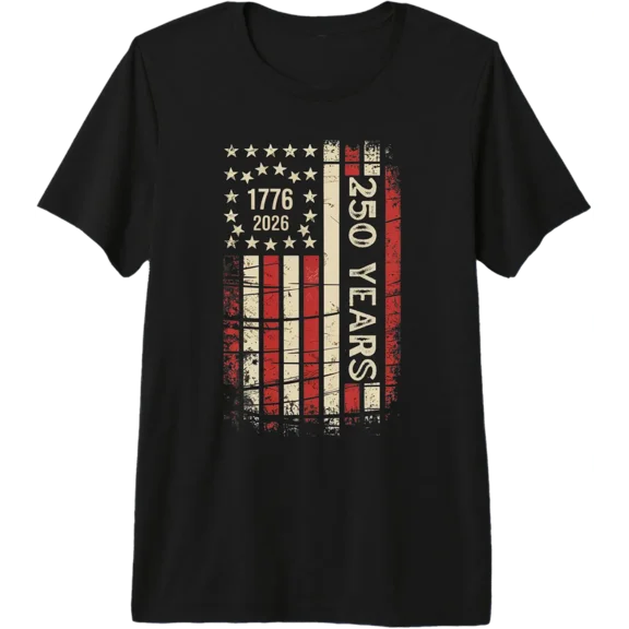 250Th America Anniversary Usa Birthday Tri-Blend T-Shirt All Size S-5Xl