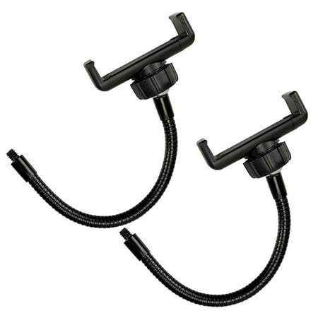 

2pcs Mobile Phone Holder Flexible Gooseneck Hose Phone Live Streaming Clip Phone Clamp
