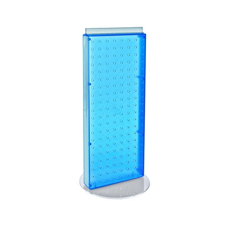 

Azar Displays 700509-BLU Blue Non-Revolving 8 W x 20.75 H Pegboard Counter Display
