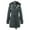 Grey, variant on Mifelio Womens Winter Coats Hooded Warm Winter Double Womens Breasted Coat Jacket Belt Long Sections Plus Size Coat, Coats for Women Black L