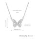 thumbnail image 3 of Collar con colgante llamativo y recortado con forma de mariposa para mujer, 3 of 3