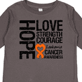 thumbnail image 4 of Inktastic Leukemia Cancer Hope Love Strength Boys or Girls Long Sleeve Toddler T-Shirt, 4 of 5