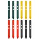 thumbnail image 1 of Paquete de 12 lazos de silicona reutilizables Unique Bargains 3 Agujero Ajustable para Hogar Oficina Cableado Gestión negro verde rojo amarillo, 1 of 5