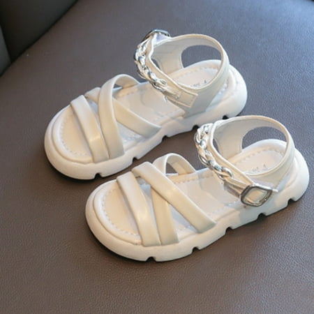 

Wide Toe Toddler Shoes Girls Sandles Cool Girls Sandals Hiking Sandals Kids Big Girls Sandals Fashionable Boy Sandals Children s big boy fashion soft sole sandals Beige 27