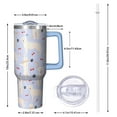 thumbnail image 2 of OBREWU Golden Retriever Dog with Cherry and Rainbow Tumbler with Handle and Lid,Golden Retriever Dog with Cherry and Rainbow 40oz Double Wall Vacuum Insulated Tumbler,Cups Gift for Women and Men, 2 of 7
