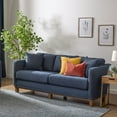 thumbnail image 3 of Mayview Barrett 85" Upholstered Wood Base Sofa, Navy, 3 of 8