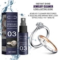 thumbnail image 3 of asddcavvf 2pcs Jewelry Cleaner Spray Quick Jewelry Cleaning Spray Watch Silver Gold Jewelry Cleaner All Purpose Cleaner Tarnish For Earrings Rings Necklace (60ml 2pcs) Concentrated Vinegar, 3 of 7