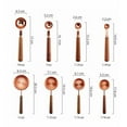 thumbnail image 2 of Measuring Cup and Spoons Golden Stainless Steel 1Set 15.2x2.6in, 2 of 7