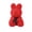 Red, variant on Large Rose Bear,9 In Rose Teddy Bear,Handmade Fully Assembled Artificial Flower Roses,Gift for Mom,Women,Christmas,Valentines Day, Birthday, Anniversary,Clear Gift Box