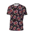 thumbnail image 6 of Wukai Ladybug Print Men's Short-Sleeved Mesh T-Shirt,Quick-Dry Short Sleeve Workout T-Shirt-Medium, 6 of 8