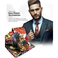 thumbnail image 6 of Vittorio Farina Mardi Gras Necktie & Handkerchief, 6 of 48