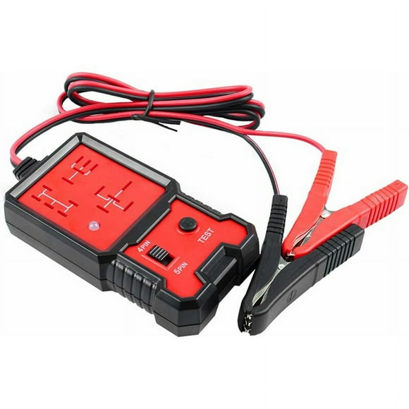 12V Automotive Relay Tester Car Battery Checker Diagnostic Tool with Clips Relay Tester for Boat Motorcycle