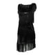 thumbnail image 3 of Vestido con lentejues y flecos Vestido de traje de los años 20 Negro Hugo Baile Latino Vestido Mujer, 3 of 10