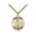 thumbnail image 1 of Gold Filled St. Jude Pendant 1 x 7/8 inches with Heavy Curb Chain, 1 of 1