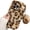 Brown, variant on for iPhone 17ProMax Furry Plush Phone Case Handmade Leopard Print Camouflage Love Heart Fluffy Fur Ball Pendant for Women Girl, Cute Raised Camera Bump Protection Frame