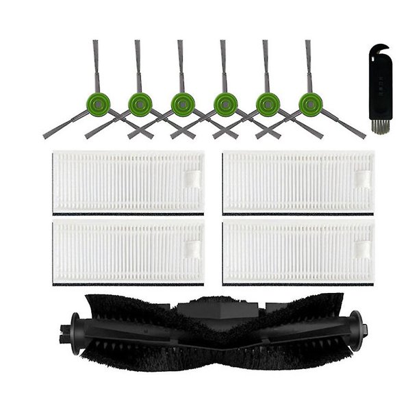 12 piezas compatibles con filtros Hepa de cepillo lateral de rodillo principal de aspiradora Thamtu G11