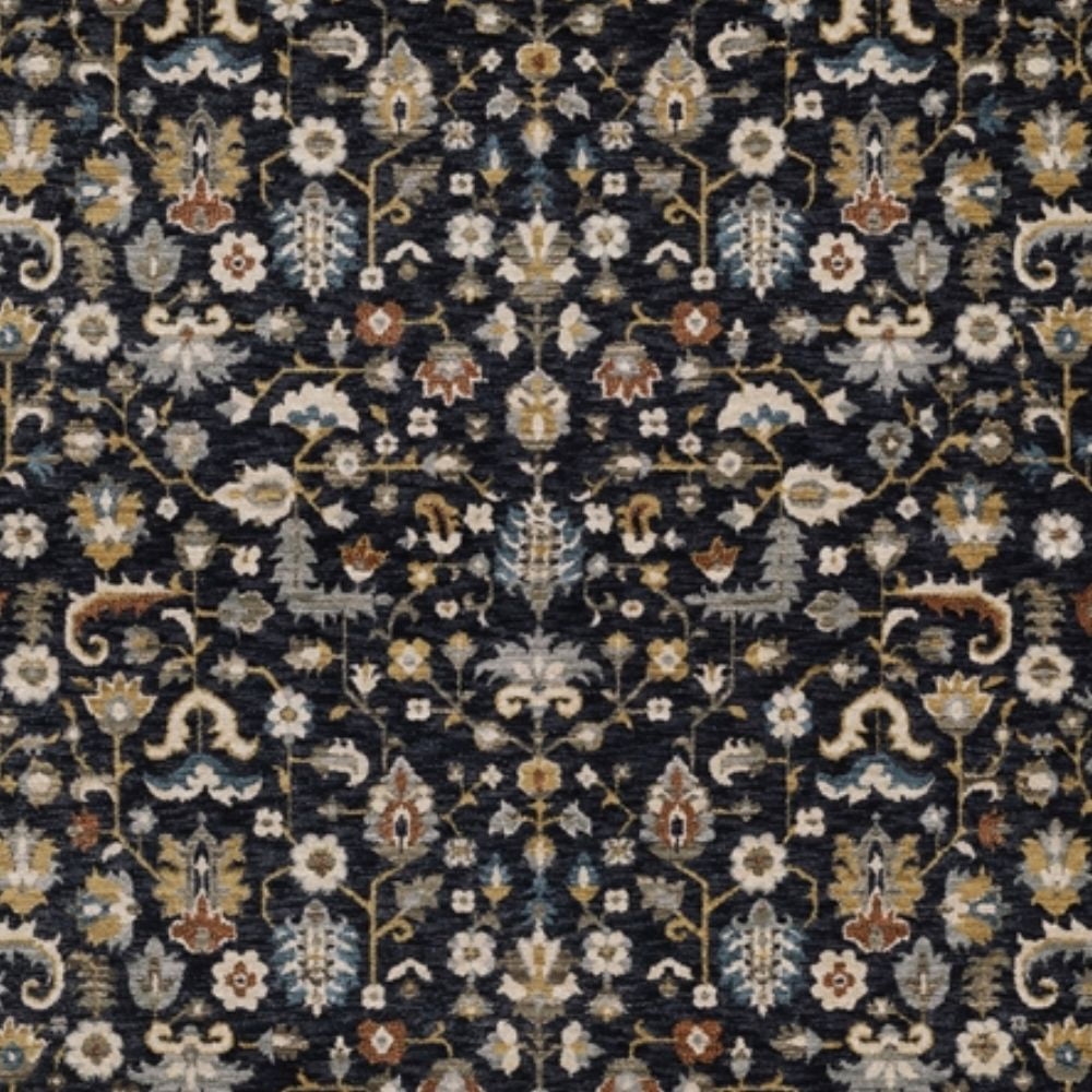 Oriental Weavers Eliana Area Rug - ELI04 - 2'3" x 7'6" - in Blue/ Multi - Vintage Inspired, Stain Resistant, Family and Pet Friendly , Entryway, Hallway Runner Rug