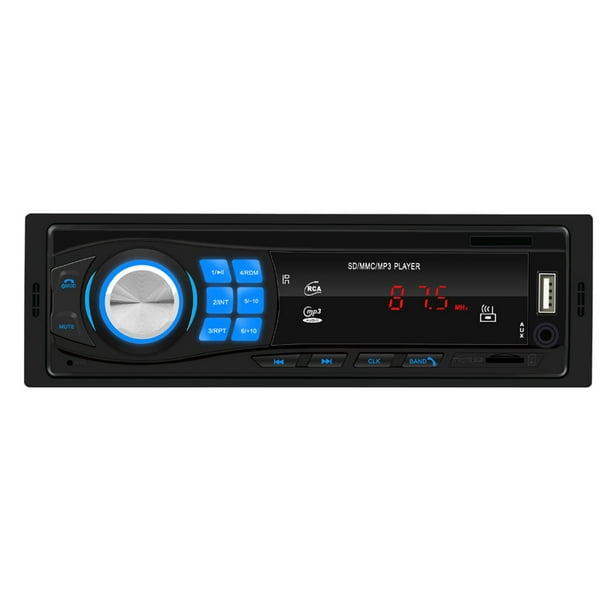 Poste Radio Voiture Bluetooth mains libres MP3-AUX-SD-USB avec Télé