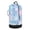 Pale Blue Snowflakes, variant on Large Capacity Drawstring Laundry Backpack Portable Dirty Clothes Hamper Simple Hand-drawn Doodle Style