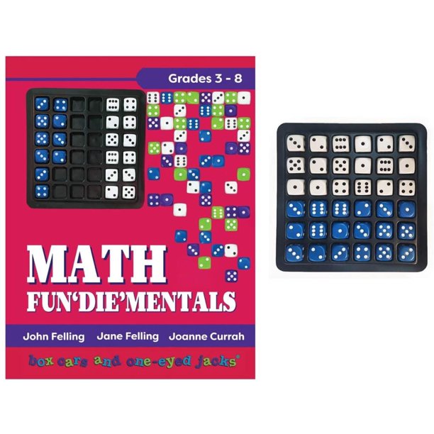 Box Cars & One-Eyed Jacks Math Fun Die Mentals, Full Of Math Games, Teaching Tips And Activities By Brand Box Cars Oneeyed Jacks - Walmart.com - Walmart.com