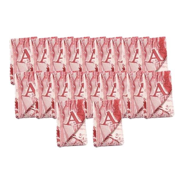 TISHITA 20 Pcs Foulard pour Femmes Foulard en Soie Simulée Bandeau Long Rouge