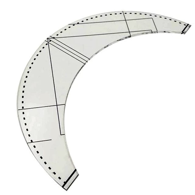 Mantel trenzado Twist Templat Tapete de mesa Regla de patchwork Regla de costura hecha a mano (S)