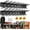 Heavy Duty 96", variant on 9-Piece 12" Magnetic Tool Holder Storage Organizer - Wall Mount Rack Garage Organization Power Magnet Hanger Workbench Board Slatwall Van Organizers Mounted Hanging Strip