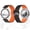 Black & Orange, variant on AirTag Wristband for Kids, IPX8 Waterproof Silicone Strap with Magnetic Clasp, Adjustable Hidden Holder Compatible with Apple AirTag Tracker for Child Teen Swimming