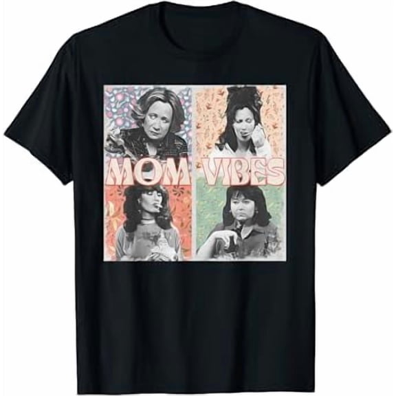 Retro Mom 90’s Vibes Vintage Mother's Day Mom Womens T-Shirt