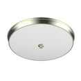 thumbnail image 2 of DYMOND 14" LED Ceiling Light Thin Slim Dimmable Flush Mount Satin Brushed Nickel, 2 of 9