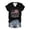 Black, variant on 250 Anniversary USA Shirt For Women American Falg Print Short Sleeve Patriotic July 4th T-Shirts Loose Crew Neck Holiday Commemorative Tops Beige L