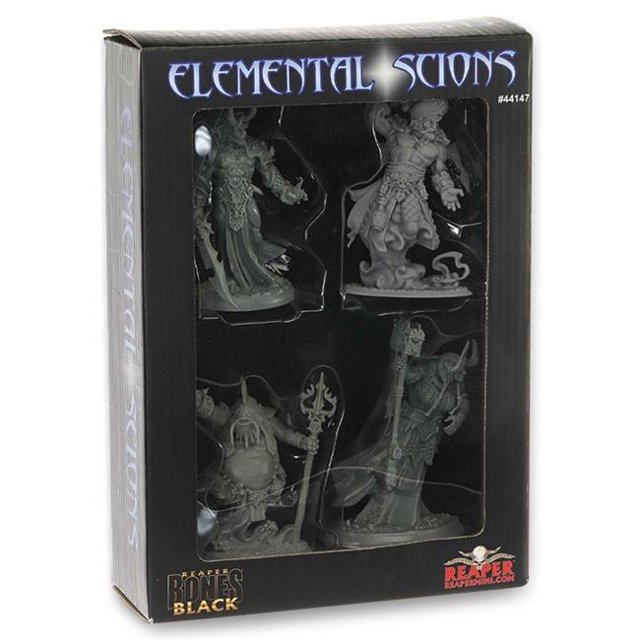 Reaper Miniatures REM44147 Elemental Scions Boxed Set Miniature Game
