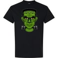thumbnail image 3 of Inktastic Halloween Frankenstein Head T-Shirt, 3 of 5