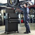 8Drawers Large Tool Chest, 2in1 Detachable Garage Rolling Tool Box