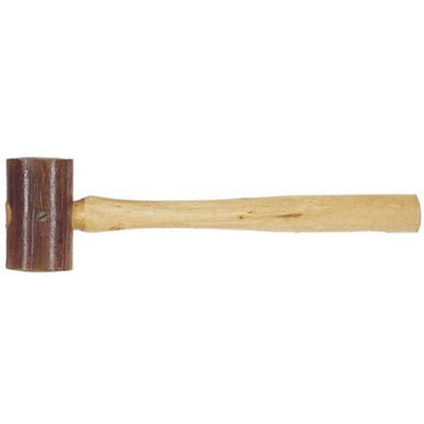 2" Diameter Rawhide Leather Mallet Soft Face Raw Hide Hammer Jewelers