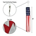 thumbnail image 5 of In the Breeze 4114 — 40-inch Stars and Stripes Printed Star Windsock — Vibrant Patriotic Outdoor Hanging Decor, 5 of 5