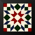 thumbnail image 2 of Barnes, Victoria 20x20 Black Modern Framed Museum Art Print Titled - Christmas Barn Quilt II, 2 of 5
