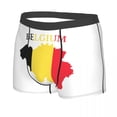 thumbnail image 4 of Belgian Belgium Flag Map Underwear Men Breathbale Boxer Briefs Shorts Panties Soft Underpants For Male, 4 of 7