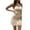 #0030-Beige, variant on Womens Short Nightgowns Babydoll Nightie Sleep Dress Sleeveless Sleepwear for Elegant Women