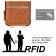 thumbnail image 3 of Funda tipo cartera tipo bandolera Bocasal para iPhone 16 Pro Max, color marrón, 3 of 8
