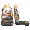 thumbnail image 3 of Yiaed Elegant Cute Panda Sunflower Print Car Seat Covers,Universal Auto Seats Protector Fits for Car,SUV Sedan,Truck,Automotive Seat Covers & Accessories(Two packs), 3 of 7