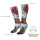 thumbnail image 4 of Balery Red Train Hot Air Balloon Calcetines novedosos Calcetines deportivos Calcetines hasta la rodilla Calcetines de algodón Calcetines originales y geniales, 4 of 6