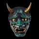 thumbnail image 1 of Mascarilla japonesa BuyWeek para cosplay de Halloween artesanía excepcional de demonio, 1 of 11