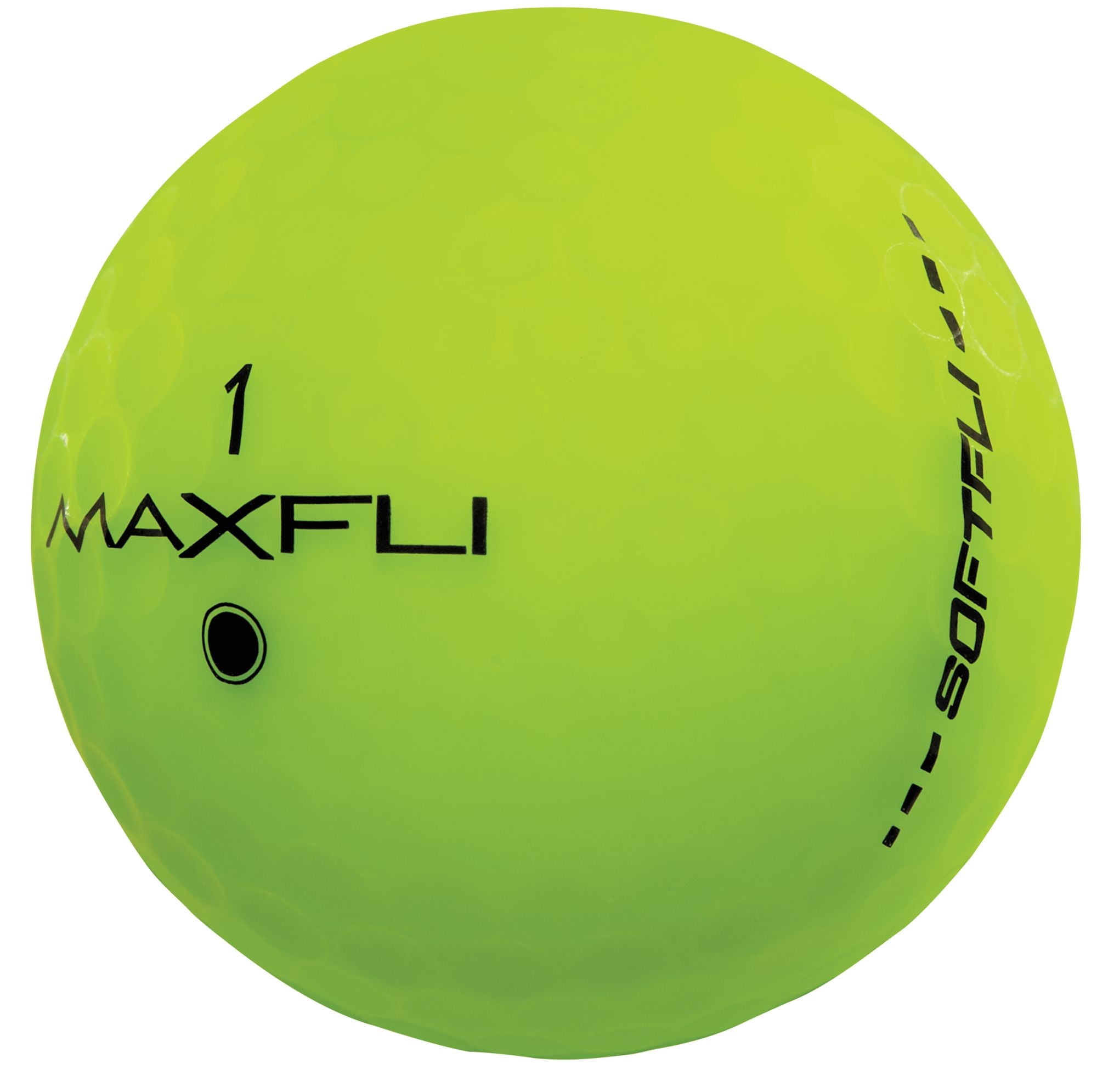 maxfli softfli matte golf balls green