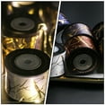 thumbnail image 4 of Shisuyan 2 Rolls of Premium Gold Blocking Polyester Wrapping Ribbon Gift Packaging Ribbon, 4 of 9