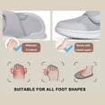thumbnail image 5 of Diabetic Shoes for Men and Women Extra Wide Width Adjustable Sneakers for Swollen Feet, Non Slip Soft Sole Orthopedic Slip On Walking Shoes Comfortable, 5 of 7