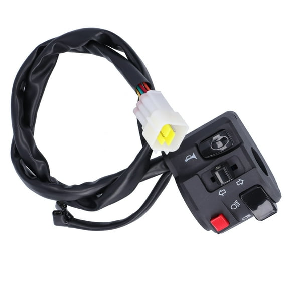 Handlebar Switch , Motorcycle Handlebar Switches High Strength Plug And Play For High Beams For Horn Buttons For Headlights For Low Beams