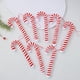 thumbnail image 1 of Decoración De Caña Adorno de bastón de caramelo de hilo a rayas rojas y blancas de 18,5 cm (7,28") para árbol de Navidad, decoración festiva, 8 unidades Rkxzt, 1 of 4